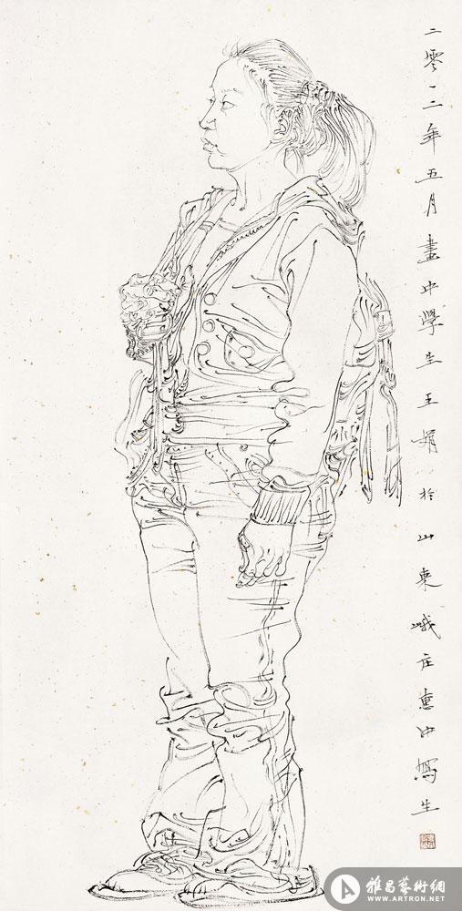 线描人物写生094