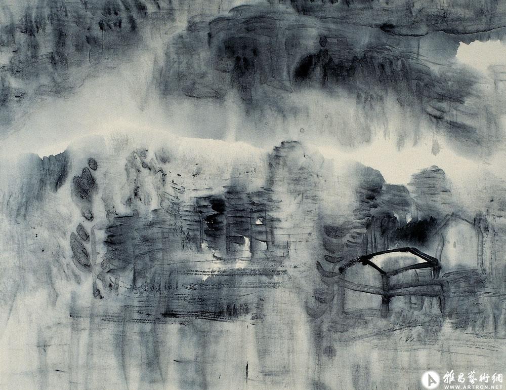 富春山雨_国画作品_陈磊作品展_陈磊在线作品_陈磊-家