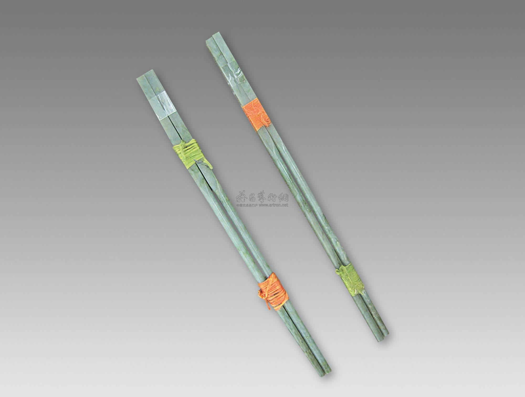 0965 碧玉筷子(两双)