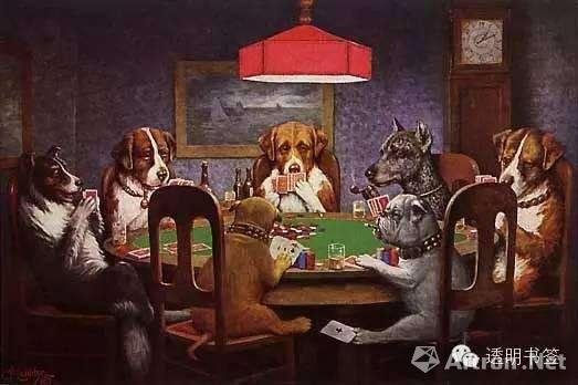 柯立芝 狗打扑克牌系列