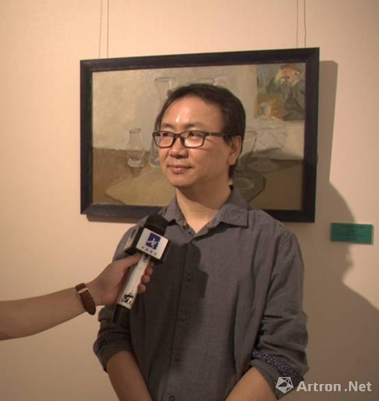 媒体采访中国油画院副院长朱春林先生