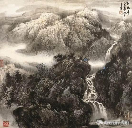 【评论】放逸与沉凝——郭金标山水画作品欣赏