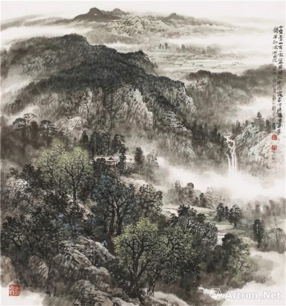 吕元忠山水画精品展