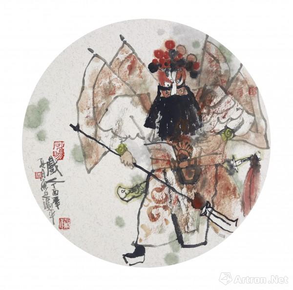 《戏人系列二 周卫平 50cm 2017年