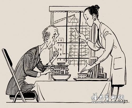 《新中国漫画梳理》展全面回眸中国表情漫画脉络包漫画图片图片