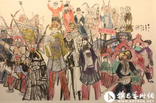 《中国国家画院冯远工作室教学观摩展》举行