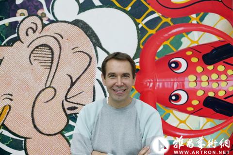 杰夫·昆斯 (jeff koons) 是美国当代著名的波普艺术家