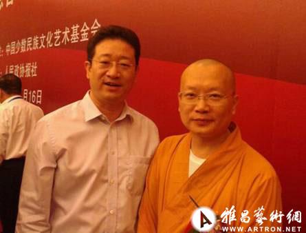 李海峰与六祖寺方丈释大愿法师