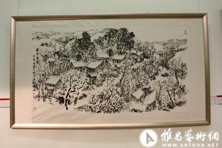 "人民人民"黄土画派作品展在陕西省美术馆博物馆举行