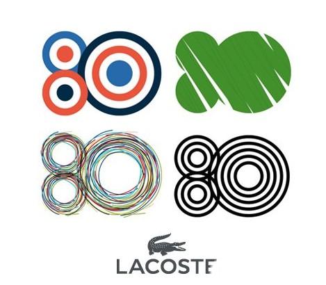 saville以其独特的美术角度设计了lacoste 80周年logo
