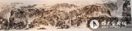 马振山,马建国父子画展亮相邯郸