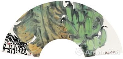 周正良《香蕉图》33cmx70cm 2013年