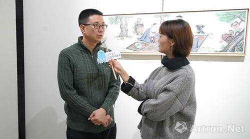 媒体对陈晓峰先生进行采访