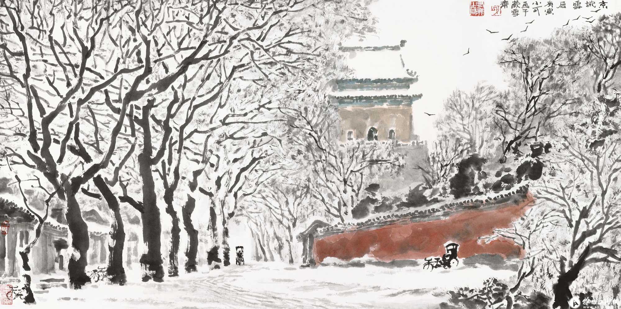 京城雪后