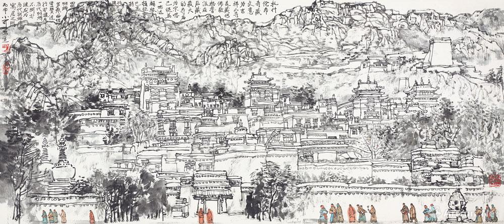 西藏写生·扎什伦布寺