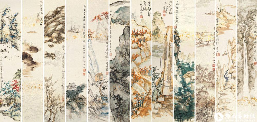 杜陵诗意册<br>^-^Album of Landscapes in Tang Dynasty