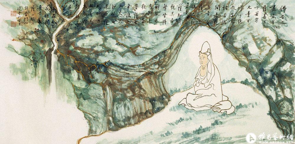 岩瀑观音<br>^-^Avalokitesvara on the Rock