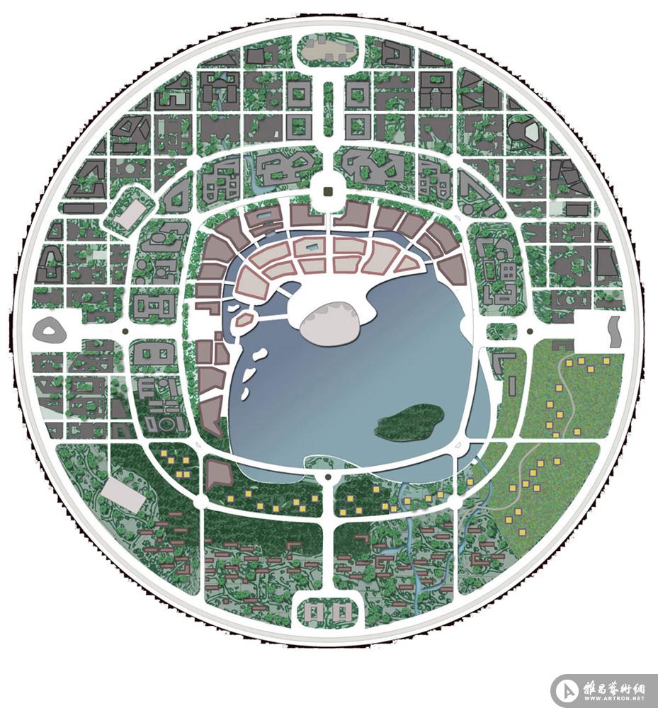 北京环铁规划设计平面方案