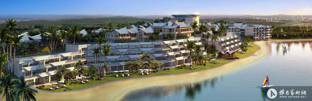 三亚亚龙湾国宾馆方案设计湖景客房