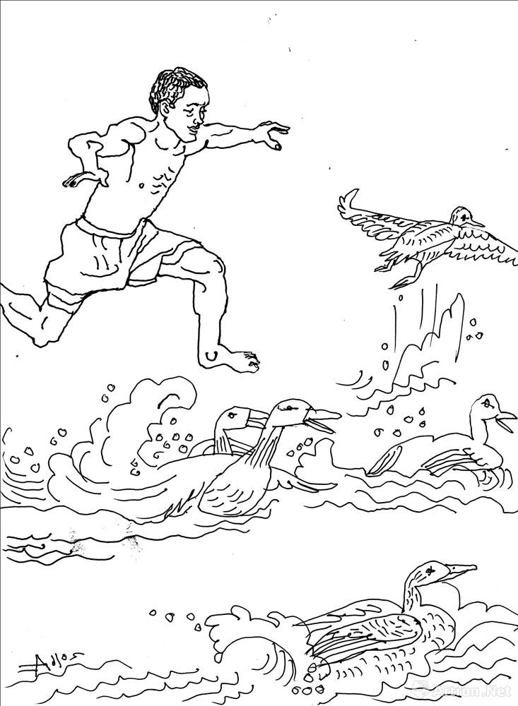 掌水码头的龙头大哥顺顺，年轻时节便是一个泅水的高手，入水中去追逐鸭子，在任何情形下总不落空。
