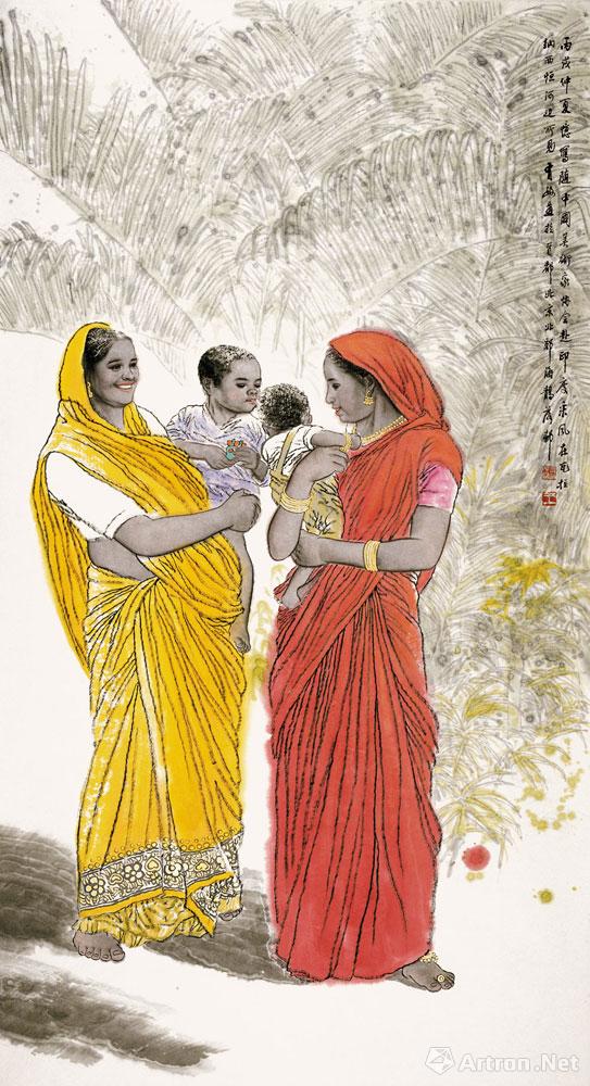 印度母子图之三