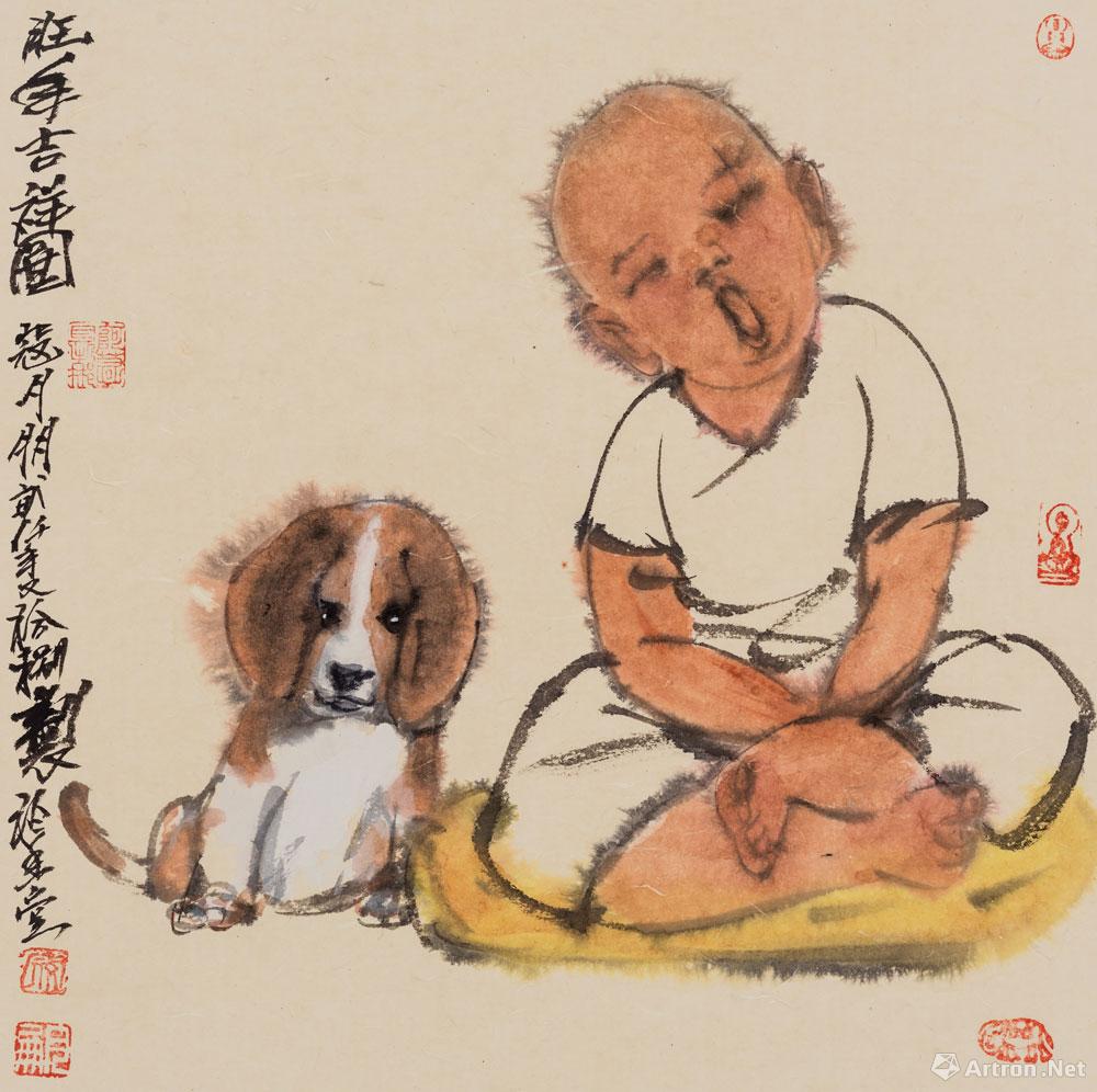旺年吉祥图_《清净世界》系列_寇月朋作品展_寇月朋在线作品_寇月朋