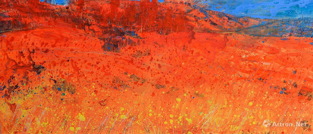Prairie Fire Acrylic on canvas焚