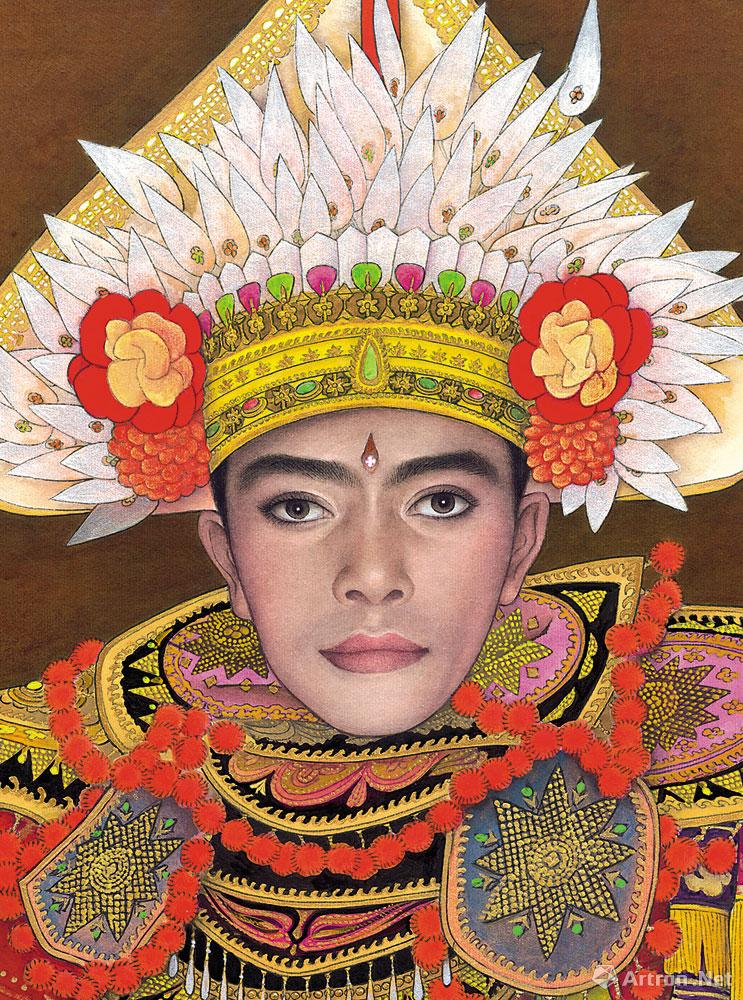 巴厘岛之舞（二）（局部）001<br>Feng Changjiang Dance of Bali II（Part）001