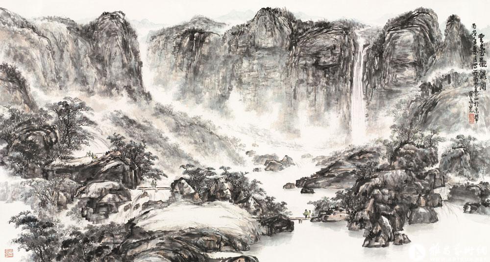 云台观瀑^_^<br>View of Waterfall in Yuntai