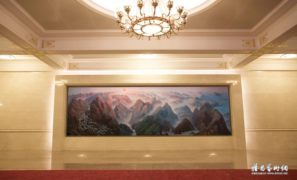 人民大会堂湖南厅壁画图片