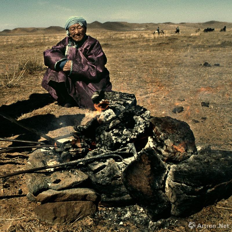 宝音作品：2004年2月，锡林郭勒阿巴嘎旗《薪火铁印》