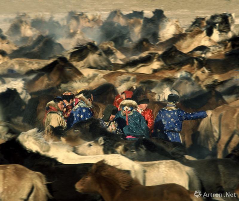 宝音作品：2007年1月，锡林郭勒西乌珠穆沁旗《慧眼良驹》