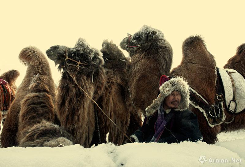 宝音作品：2014年12月，摄于内蒙古呼伦贝尔陈巴尔虎旗《雪海龙舟》
