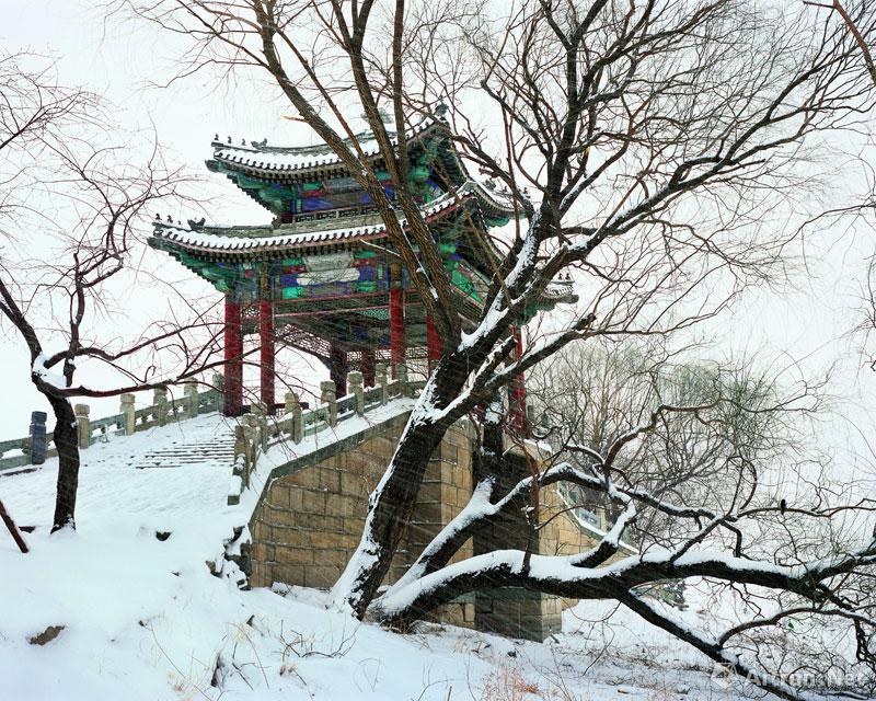 吴卫平作品：002 练桥，北京西郊海淀区颐和园昆明湖西堤上的练桥，始建于清乾隆（1711年－1799年）年间建造。