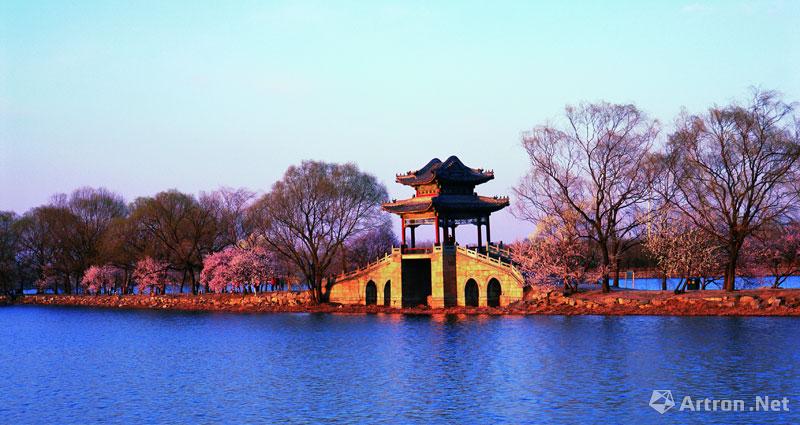 吴卫平作品：003 柳桥，北京颐和园，原名清漪园，始建于清乾隆十五年（1750年）。