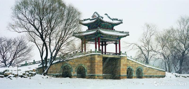 吴卫平作品：004 柳桥，北京颐和园，原名清漪园，始建于清乾隆十五年（1750年）。