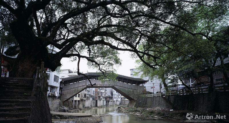 吴卫平作品：039 薛宅桥，浙江省泰顺县三魁镇薛宅村，始建于明正德七年（1512年）。