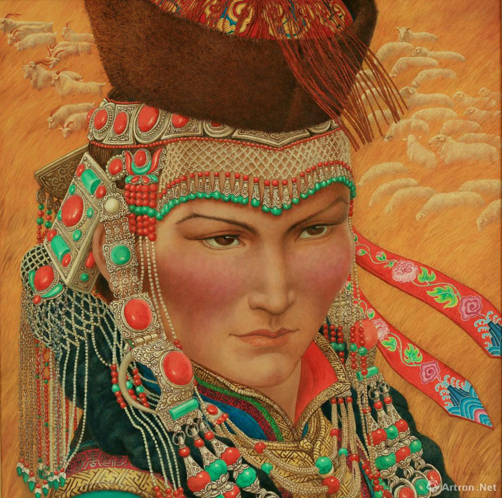 清代蒙古各部妇女头饰——察哈尔