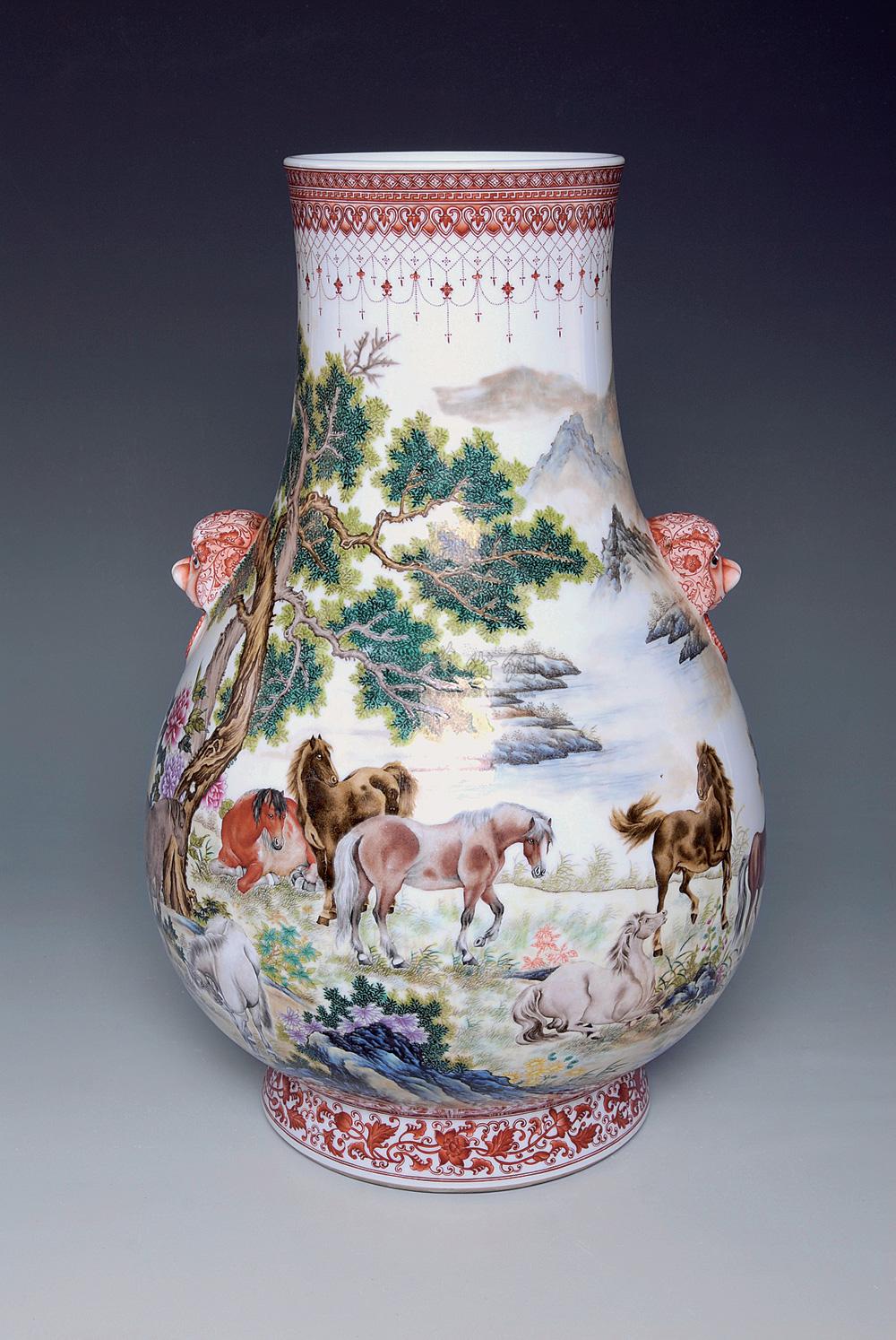图瓶】拍卖品_图片_价格_鉴赏_现当代及其它瓷器_雅昌艺术品拍卖网