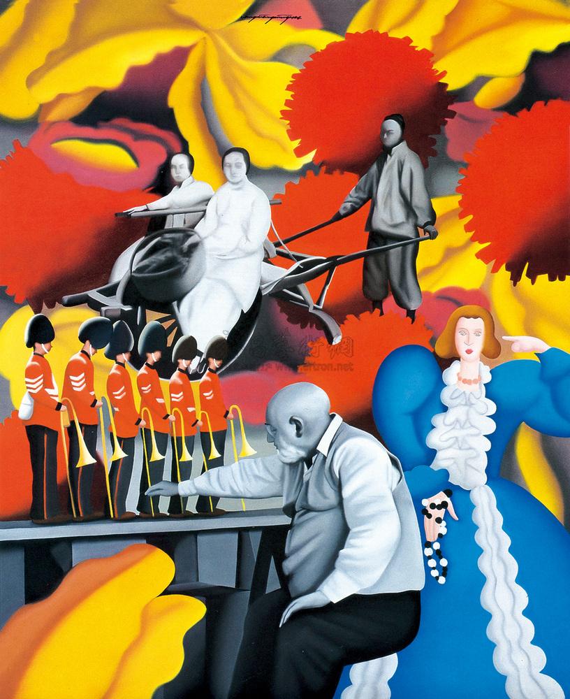 0578 向大师致敬—马蒂斯永远年轻 油彩画布