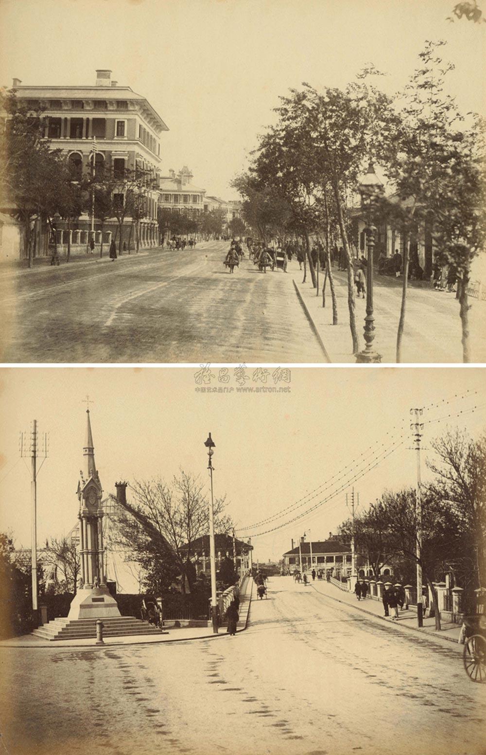 0886 1900年代 上海外滩 (二张)