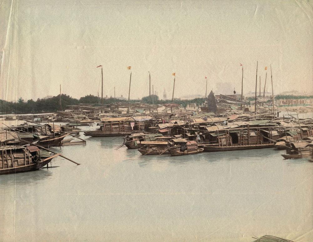广州洲头咀码头旧照片图片