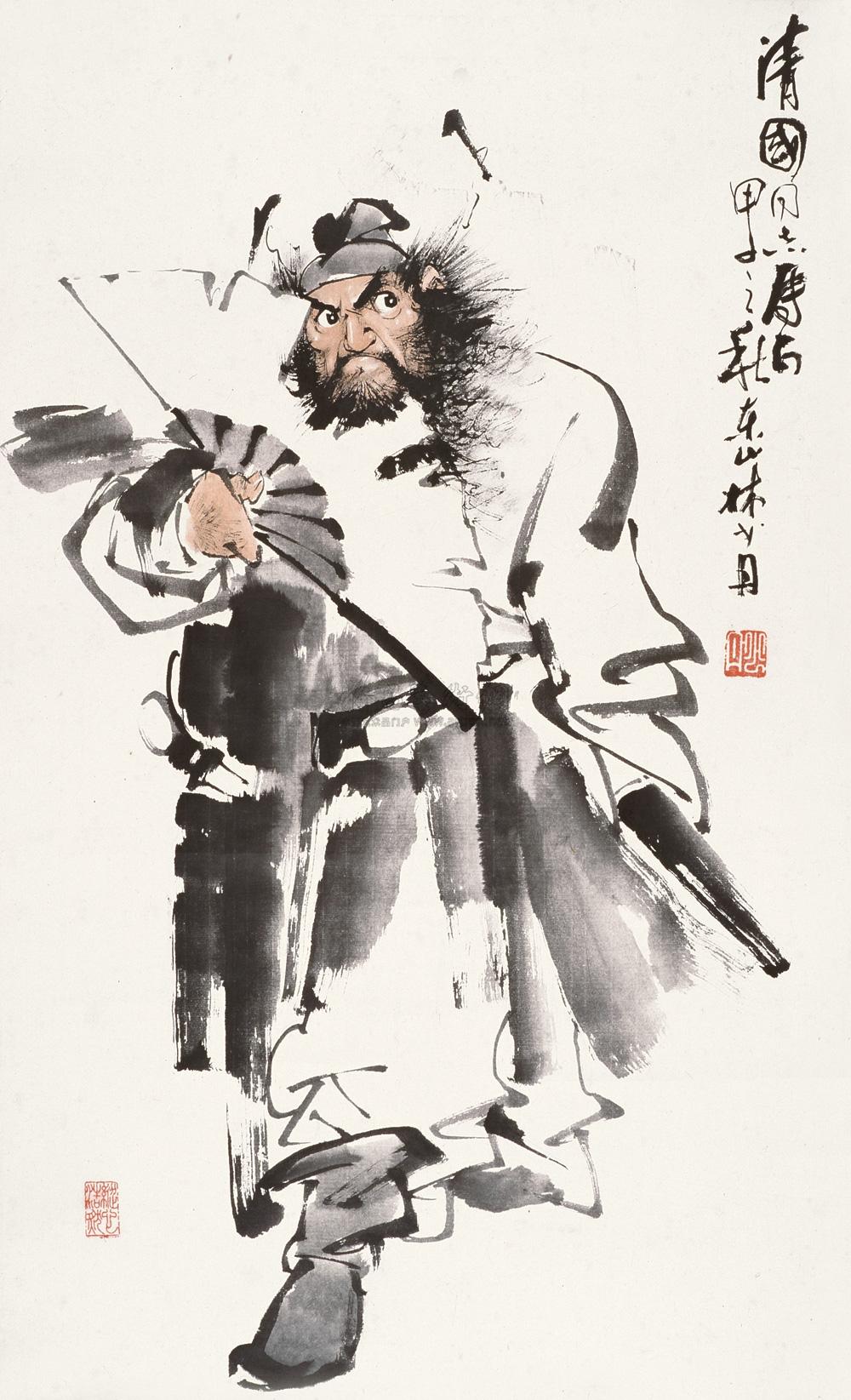 【钟馗 立轴 设色纸本】拍卖品_图片_价格_鉴赏_绘画_雅昌艺术品拍卖