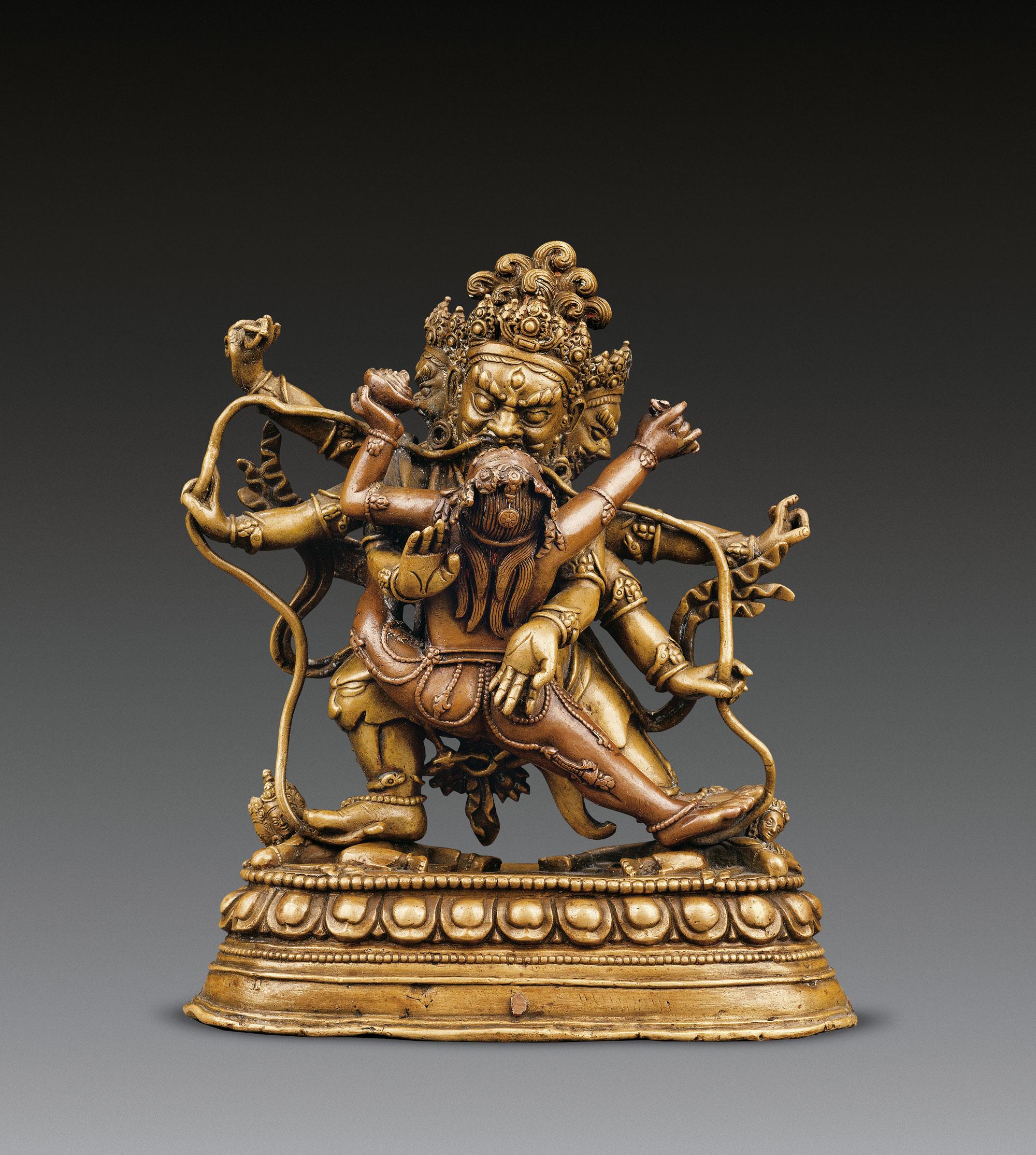 2322 明 铜大轮金刚手像