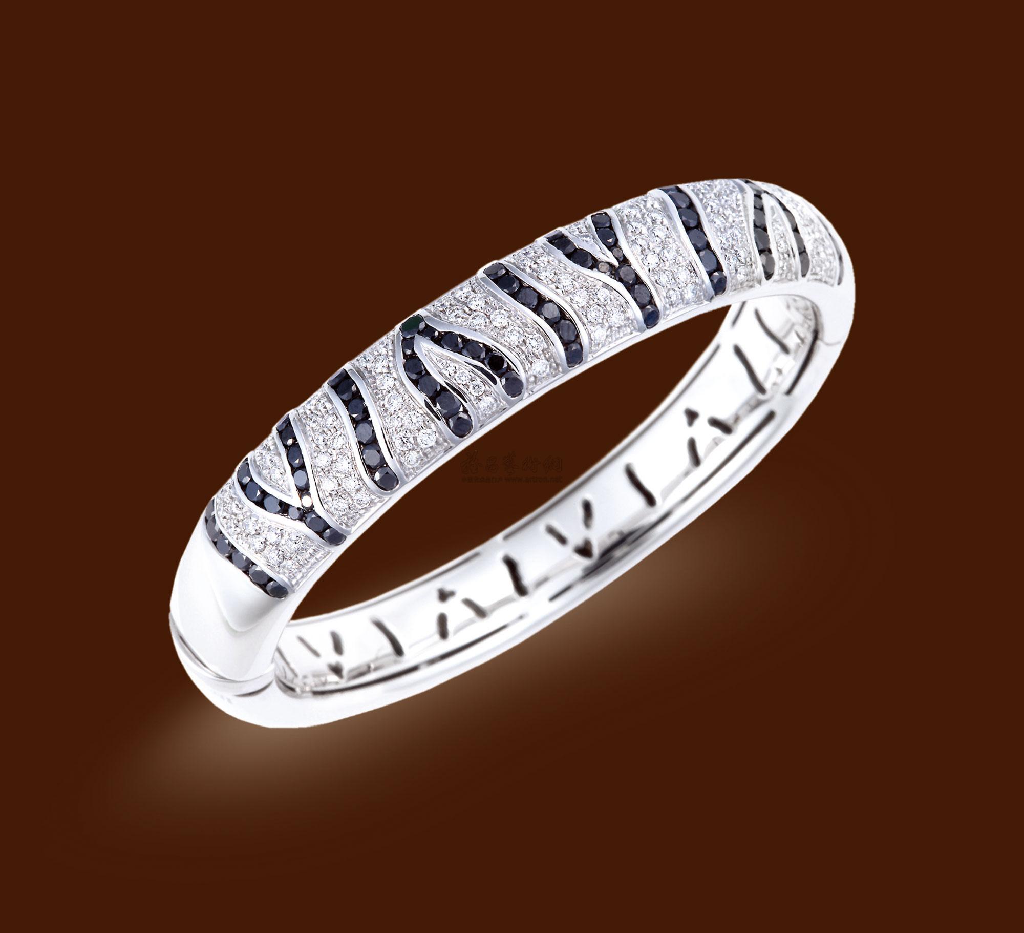 1188 达米亚尼 钻石 白金手镯