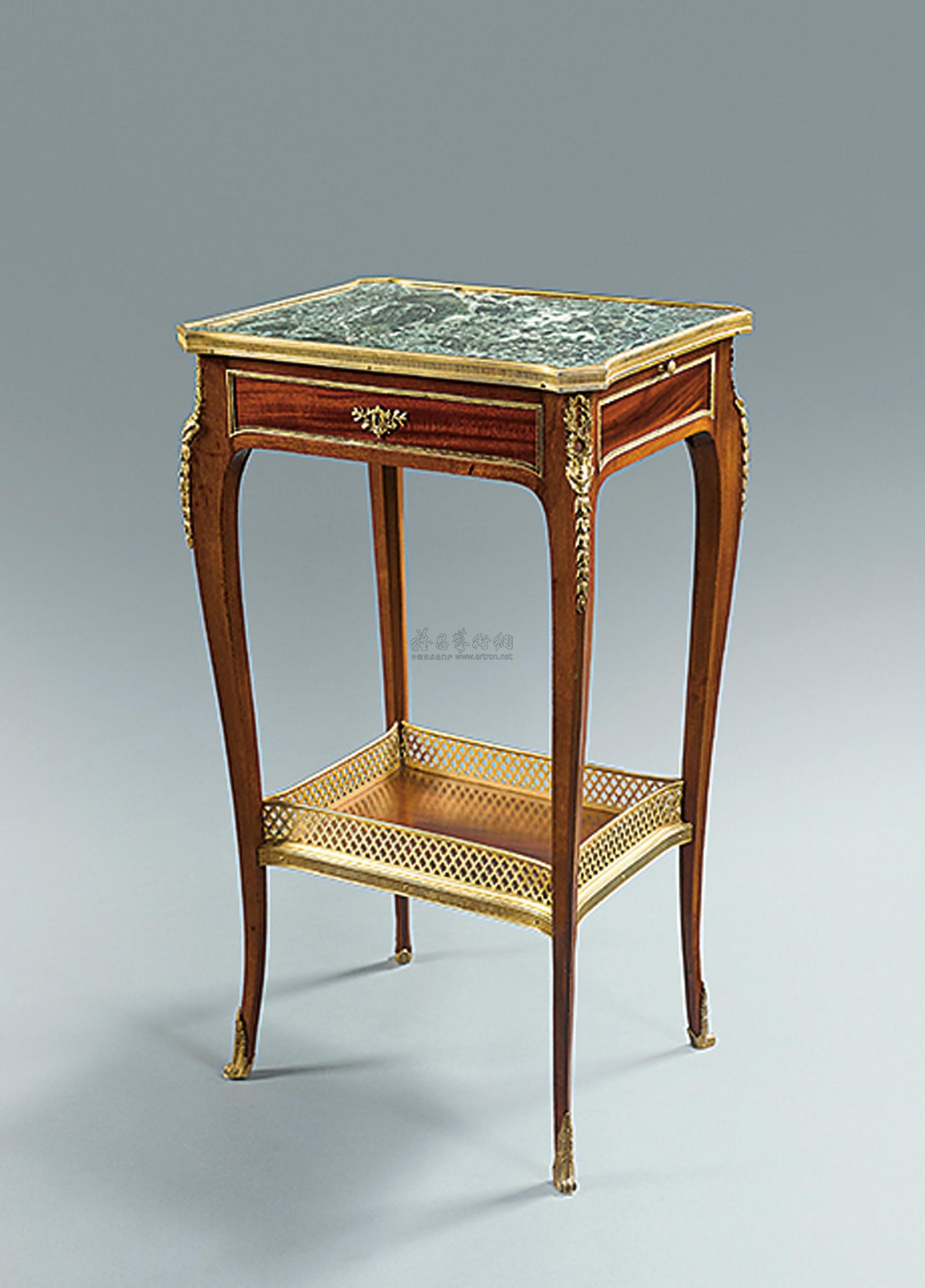 法国路易皇室风格桃花心木多用茶几】拍卖品_图片_价格_鉴赏_古典家具