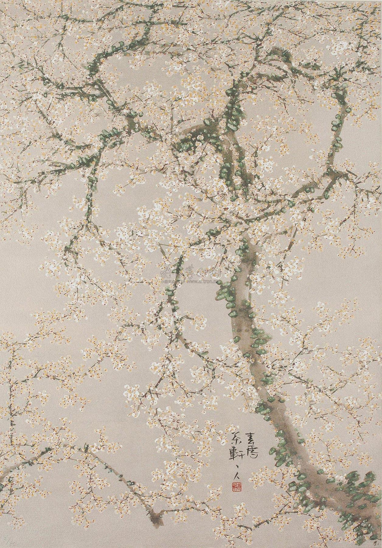 1875 2012年 梅花(版画)