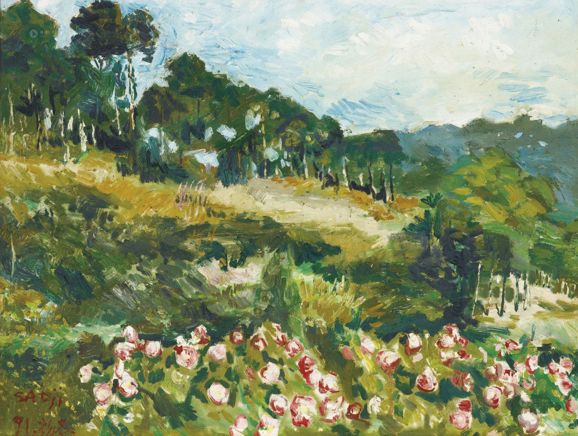 【1991年作 春满花开 油彩 画布】拍卖品_图片_价格_鉴赏_油画_雅昌