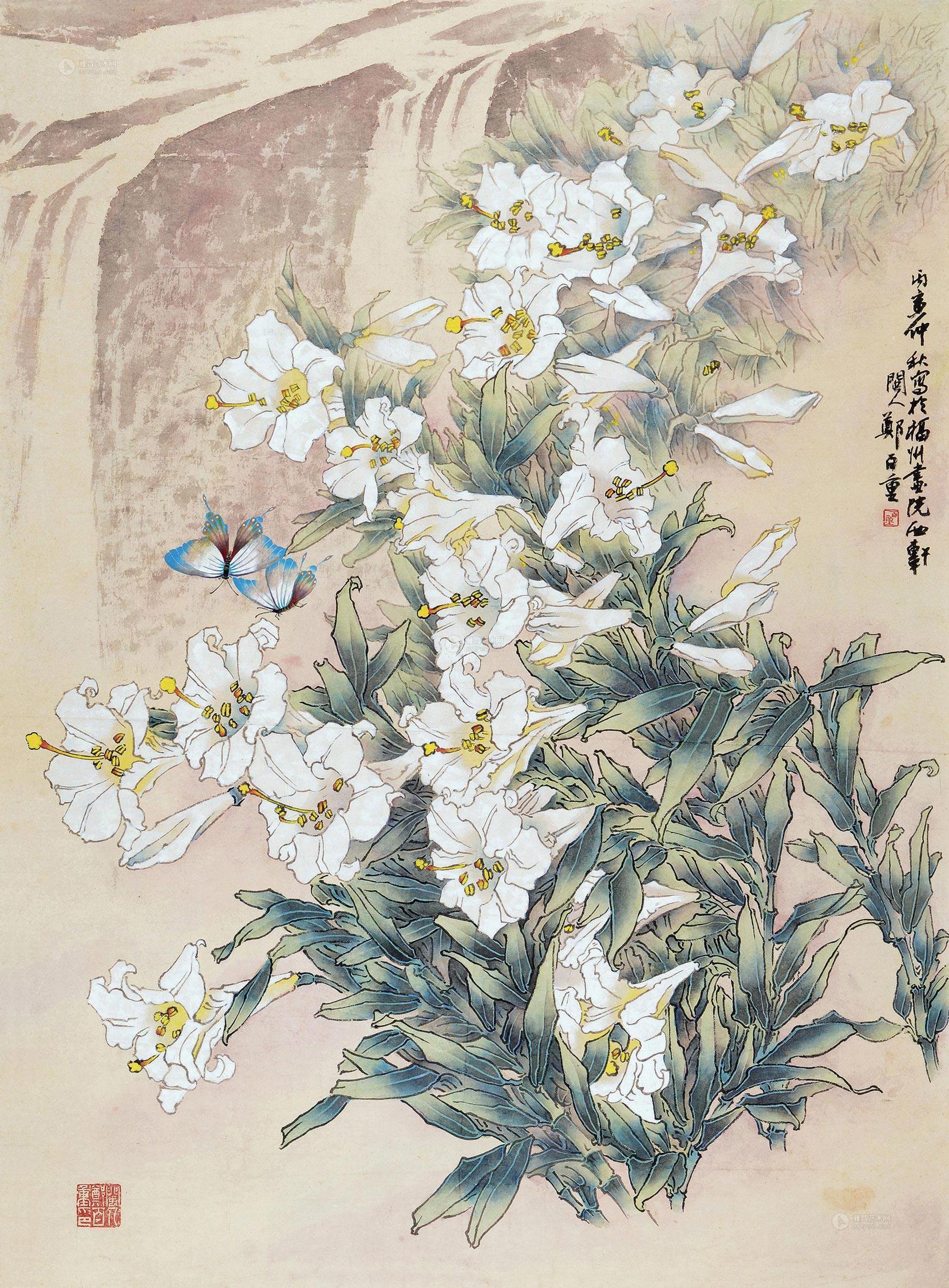 师百卉国画图片