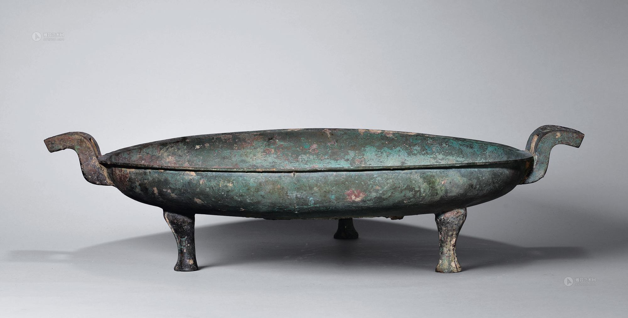 1263 战国(公元前475 ～公元前221) 青铜三足盘